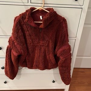 Free People - Nantucket Fleece - Red